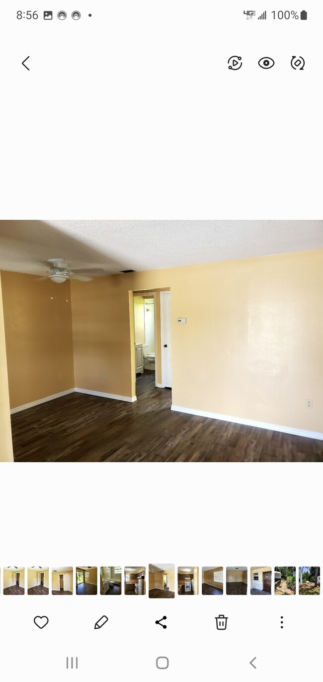 Living room/dining area One bedroom for rent - 6534 West Norvell Bryant Highway