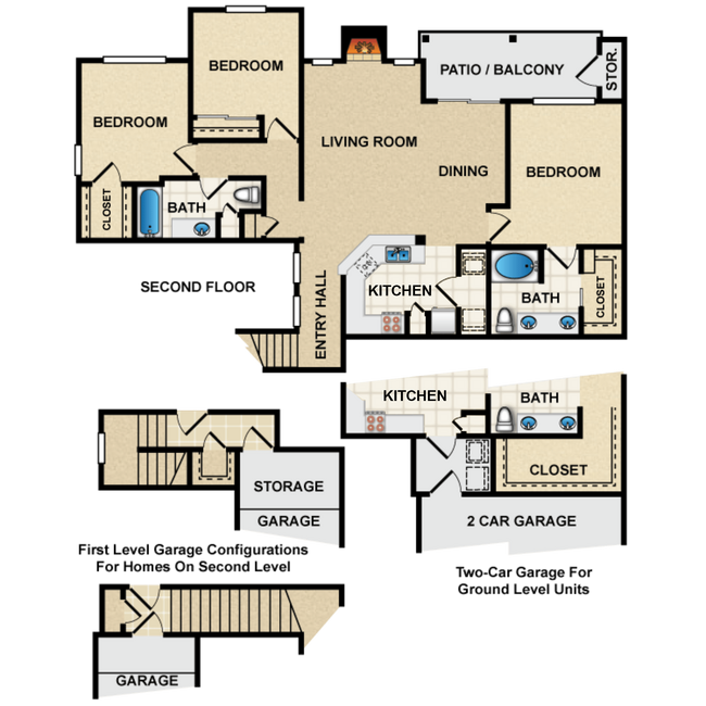 Floorplan - Crescent Apartment Homes