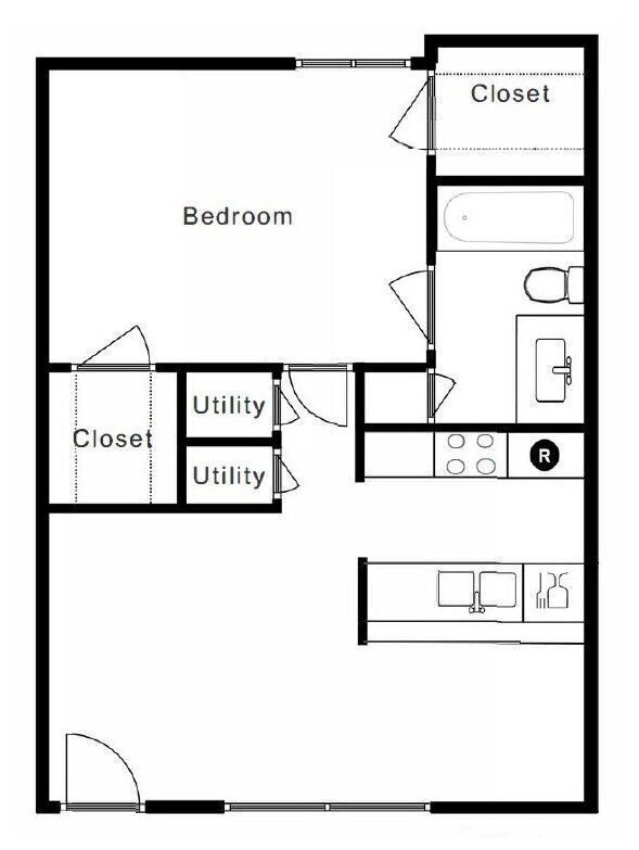 Floorplan - Parkwood Apartments
