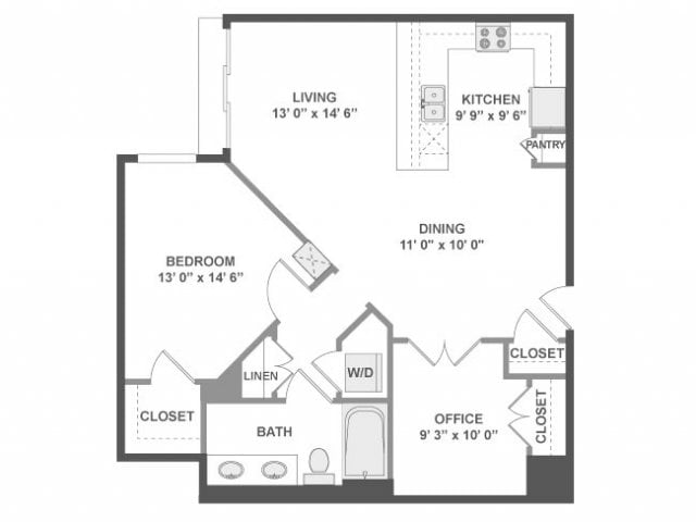 Floorplan - AMLI Evanston