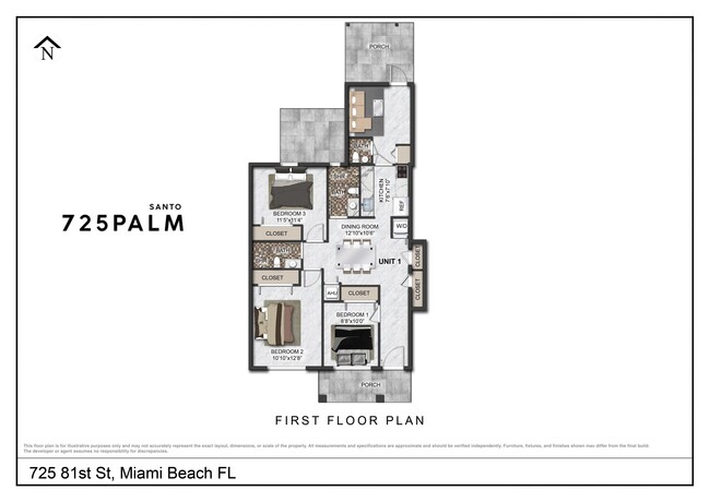 FLOOR PLAN - 725 81st St