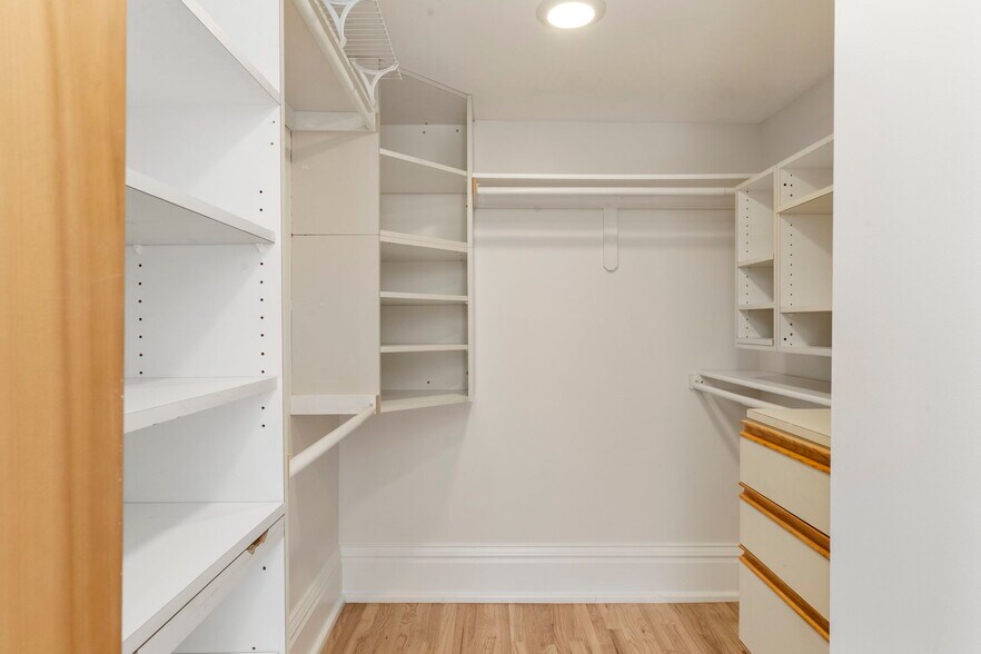 Huge walk in closet off back bedroom. - 3347 Tejon St