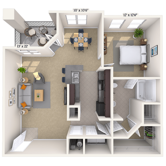 Floorplan - MAA Town Center