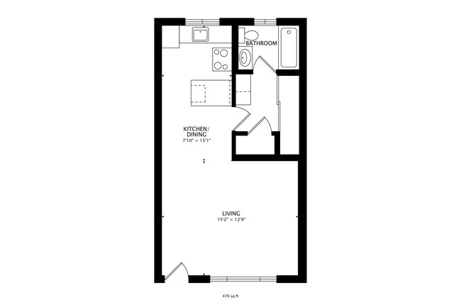 Floorplan - 1008 E 23rd St