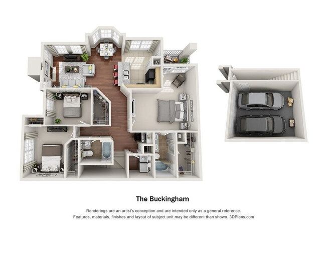 Floorplan - Stone Manor Apartments