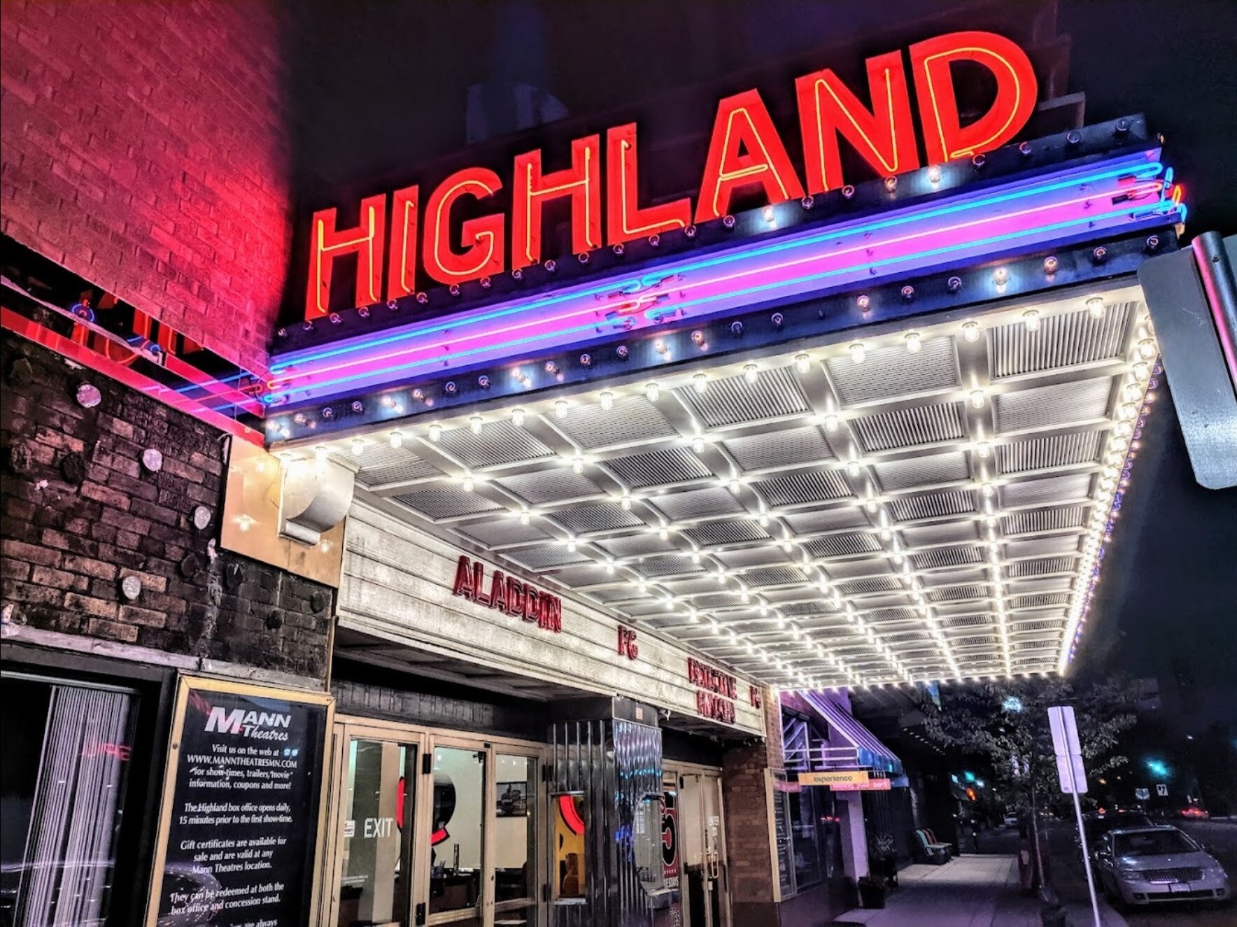Highland movie theater in Highland Village - 1588 Hillcrest Ave
