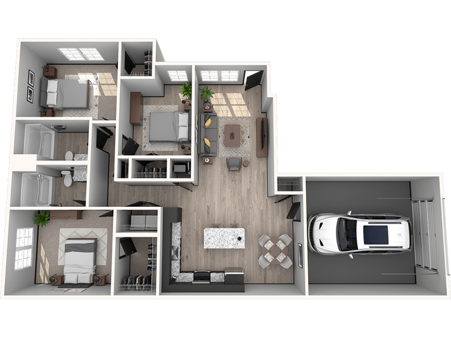 Floorplan - The Towne at Northgate