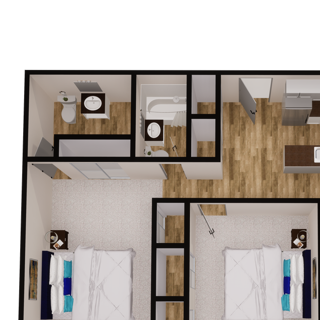 Floorplan - Flats at Pinecliff