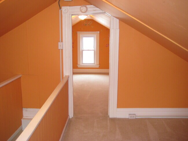 looking through 2 room attic - 142 George St