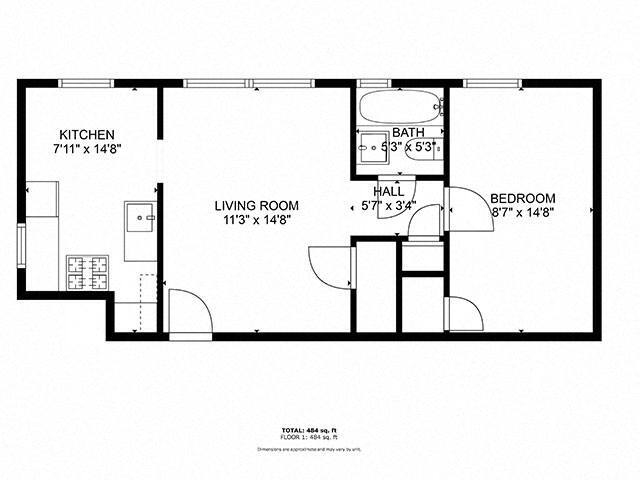 Floorplan - Hubbard