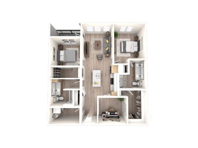 Floorplan - Tempo at Nine Mile Station Apartments