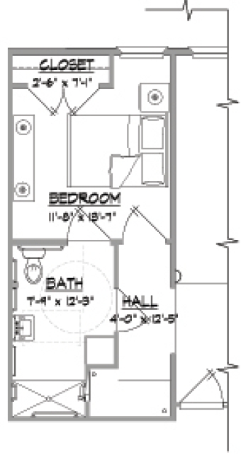 1BR/1BA - Alameda Santa Fe Condominiums