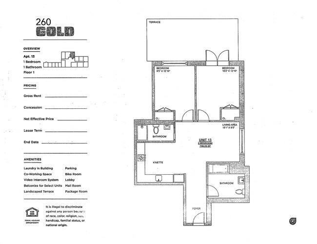 Floorplan - 260 Gold