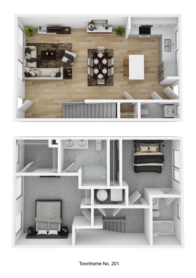 Townhome 201 - Market and Main-min - Market & Main