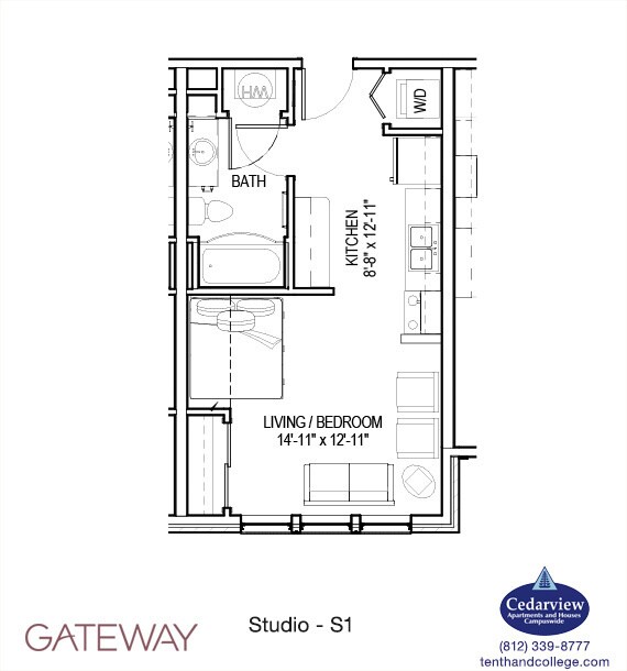 Interior Photo - The Gateway Apartments