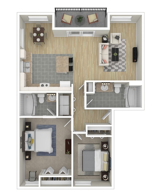 Floorplan - Chelsey Lane Apartments