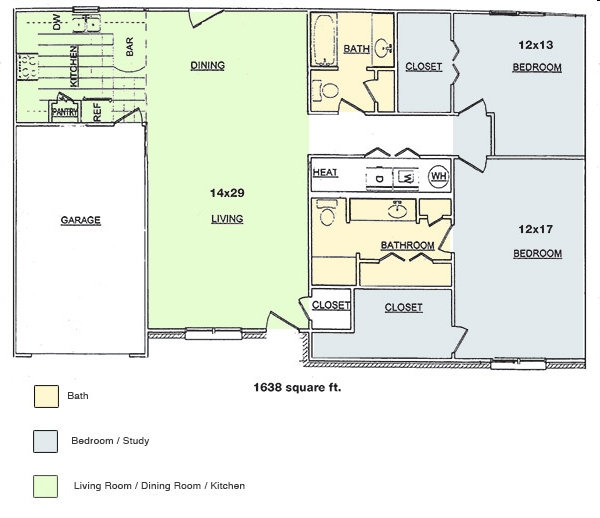 2BR/2BA - Quail Run Apartments