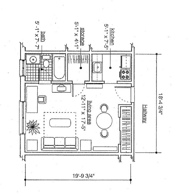 Floorplan - Adam’s House Apartments