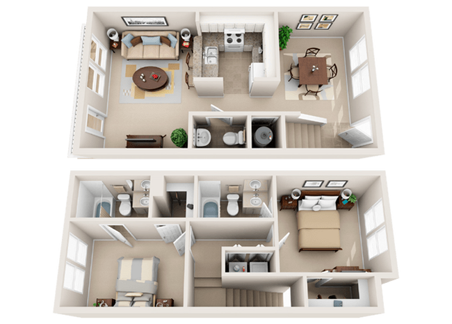 Floorplan - The Arbor Walk Apartments