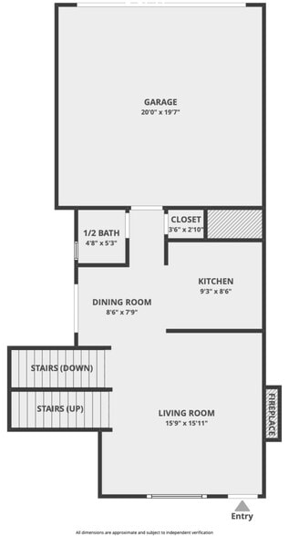 Main Level Floor Plan - 6104 Burdock Ct
