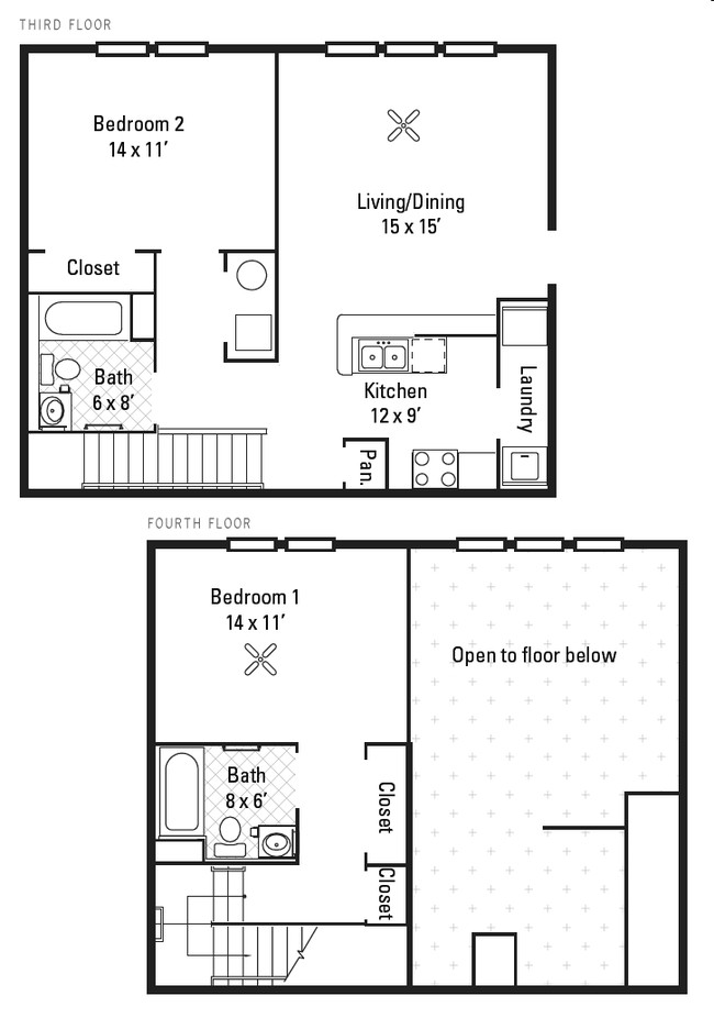 2BR/2BA - Liberty Green