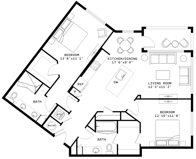 Floorplan - Venable Durham Apartments