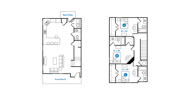 3 Bedroom | Town Home - Cobalt Row