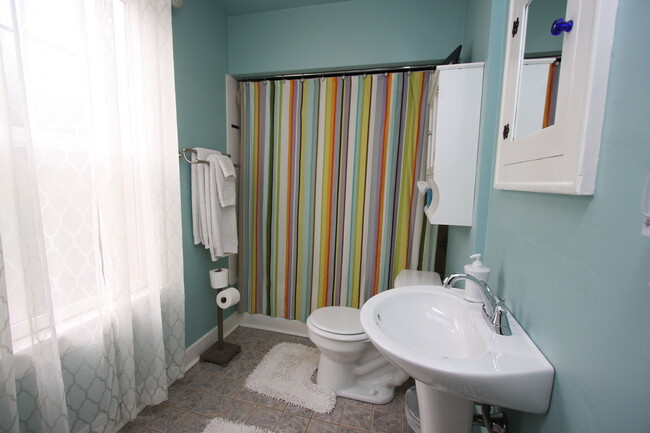 spacious bathroom with large storage closet - 1544 Southeast Tolman Street