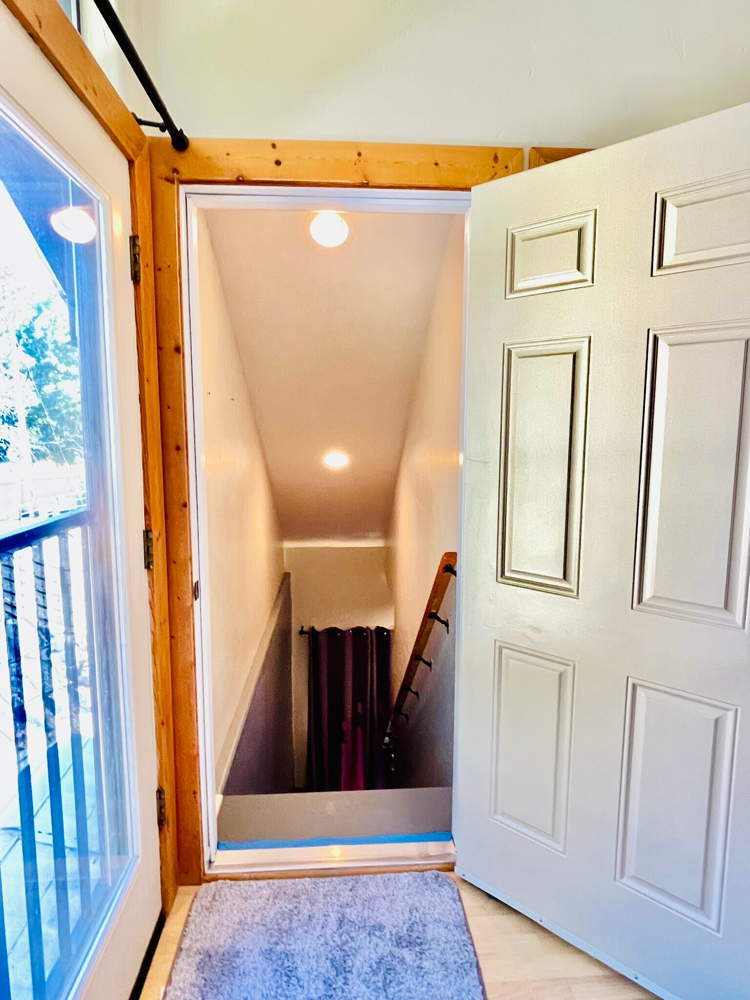Stairs into ADU - 25651 Palomares Rd