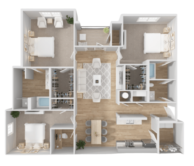 Floorplan - Cocoa Grand Apartments