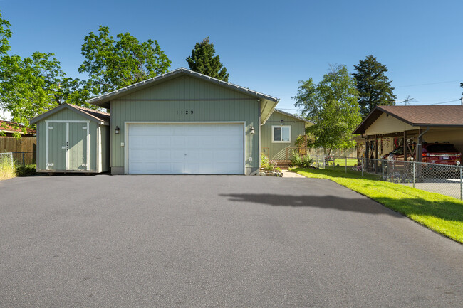 Driveway and Front Entrance, View From Street - 1129 12th St W