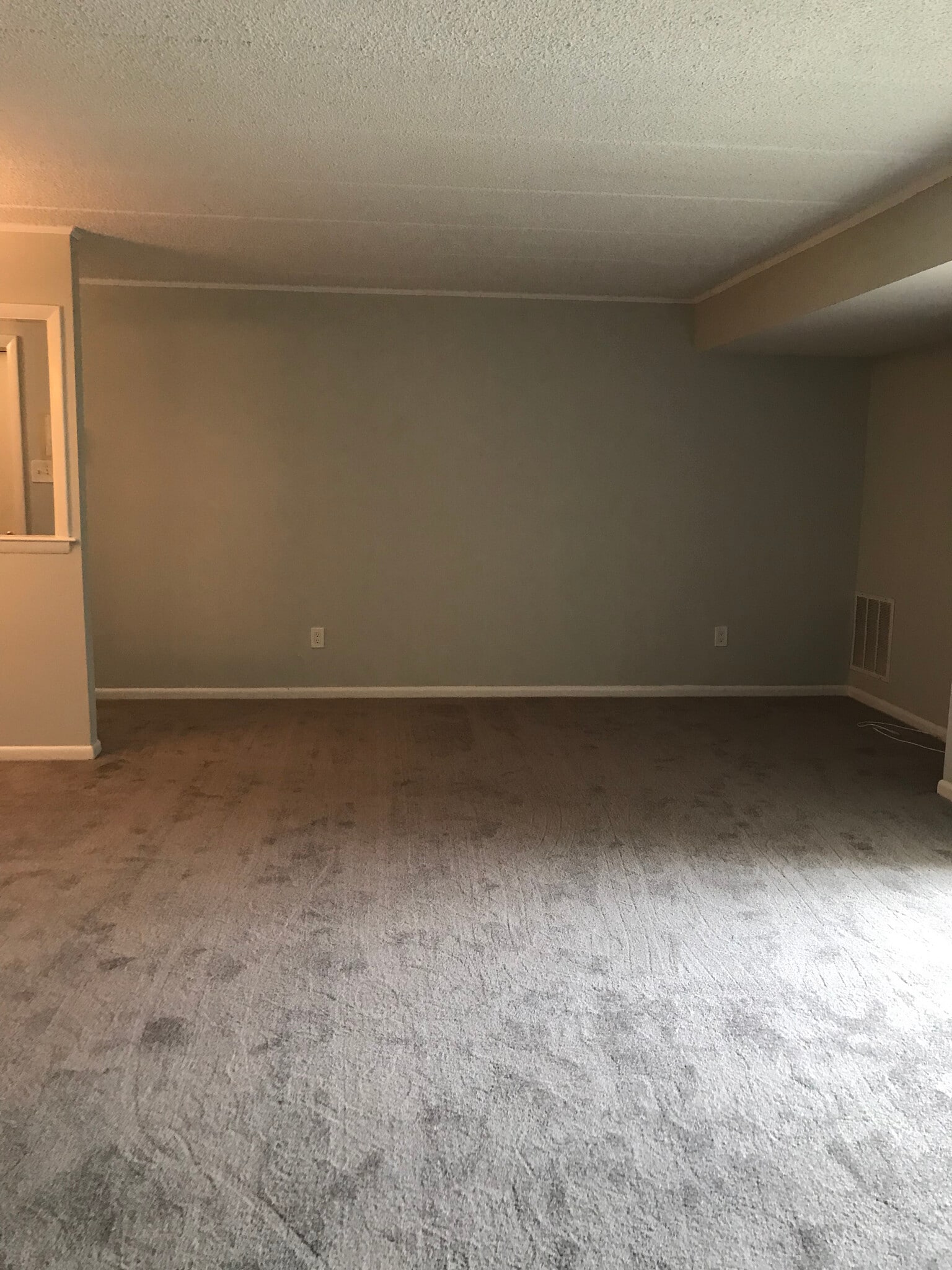 Living room from hallway - 125 Leedom Way