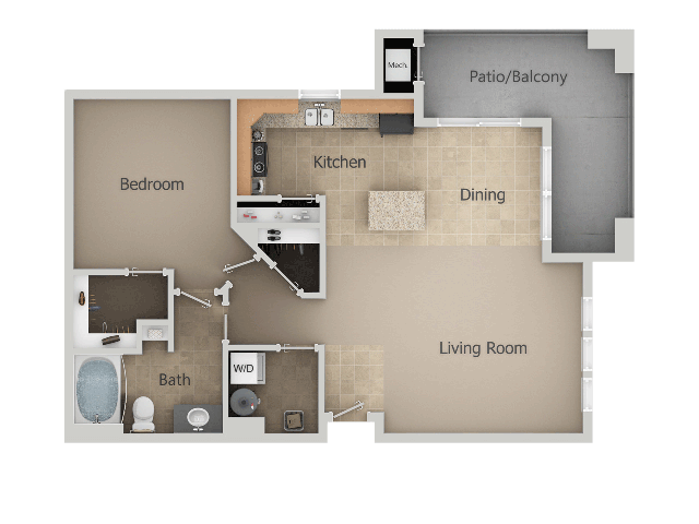 Floorplan - San Moritz Apartments