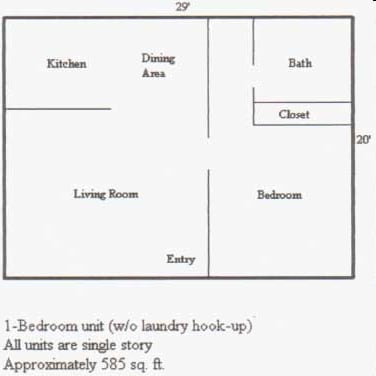 1BR/1BA - Park West Apartments