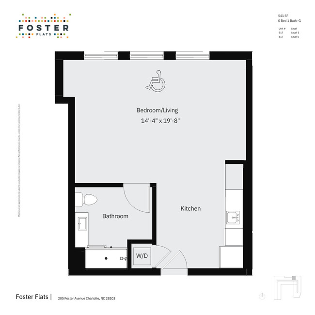 Floorplan - Foster Flats