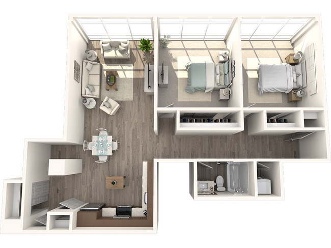 Floorplan - The Cabochon at River Oaks