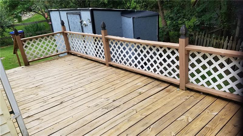 Back Porch and Storage Shed - 346 Andrew St