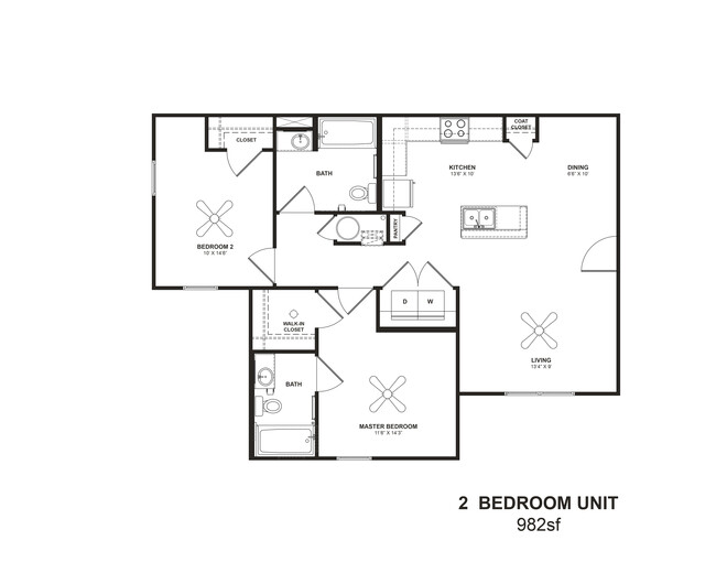 Floorplan - James Pointe Apartments