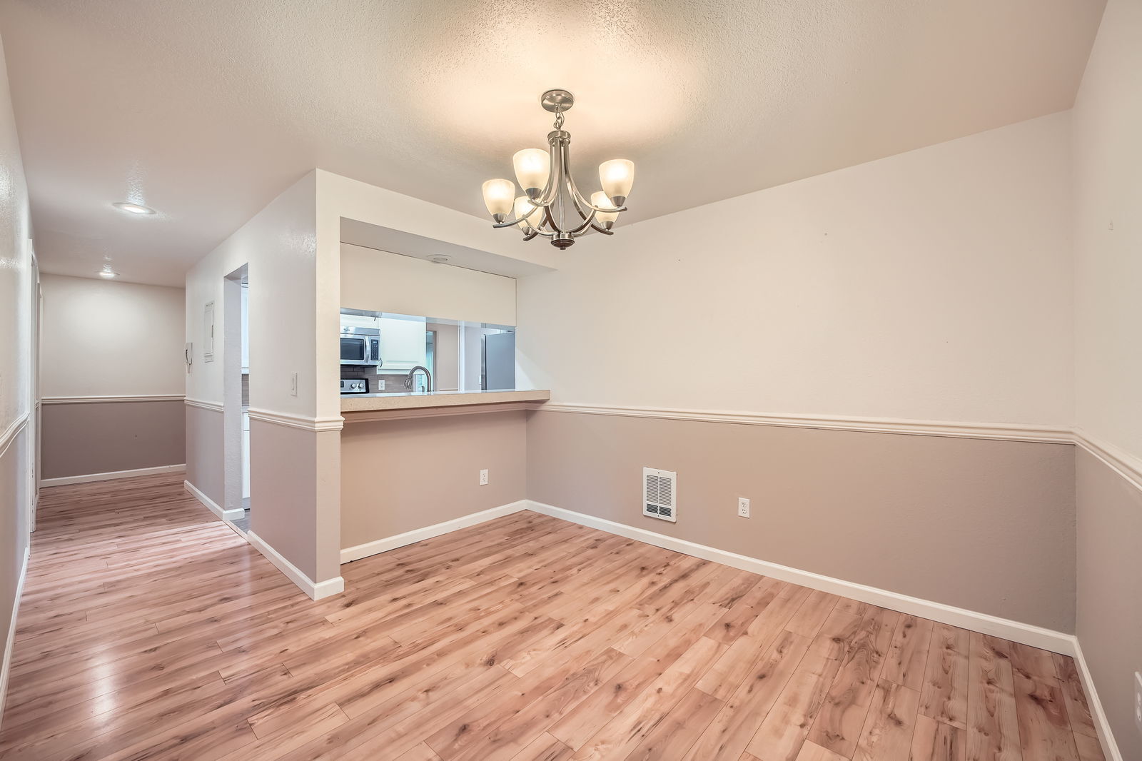 Dining Room with open window/bar to Kitchen - 2940 76th Ave SE