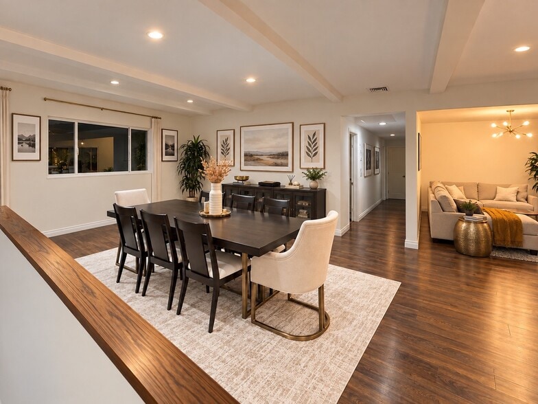 Dining room. - 22540 Cass Ave