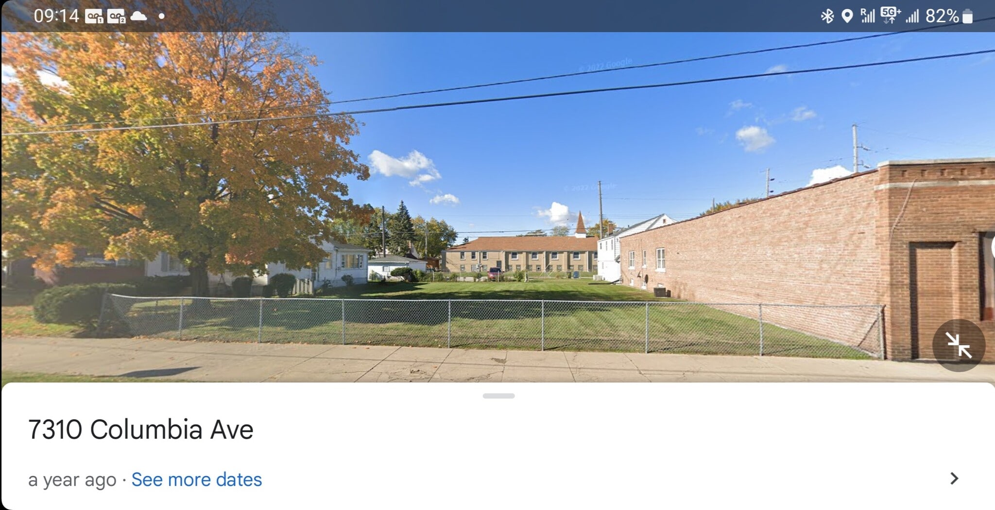 Big back yard - 7302 Columbia Ave