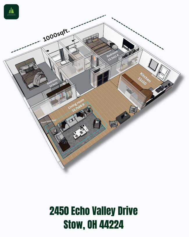 Building Photo - Cedarwood Apartments- 2 Bedroom 2 Bathroom