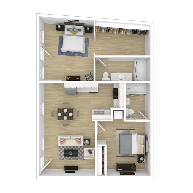 Floorplan - The Parc at 1300