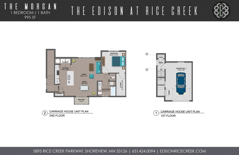 The Edison at Rice Creek I and II 5891 Rice Creek Pkwy Shoreview MN 55126 Apartment Finder