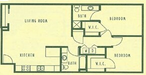 2BR/2BA - Evergreen Park Estates