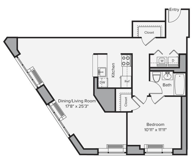 Floorplan - Avalon Riverview South Tower