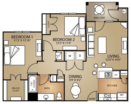 Floorplan - Pinnacle On Wilcrest