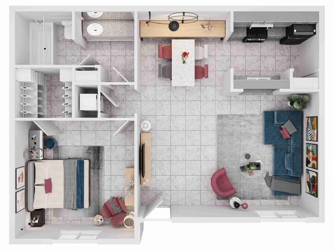 Ashford Santa Ana 1 Bed 1 Bath - Ashford Santa Ana