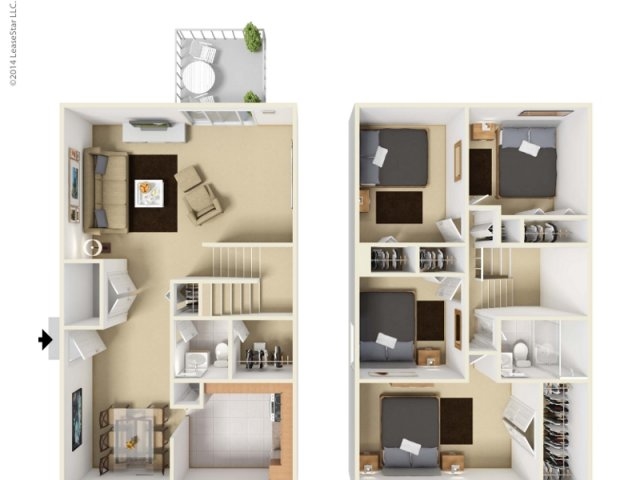 4BR/1.5BA - Millwood Townhouses