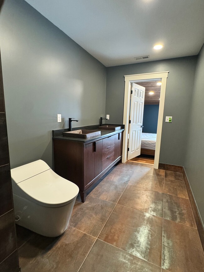 Newly remodeled primary bath. Mirror, glass, and fixtures incoming - 92 E Rosebud Ave